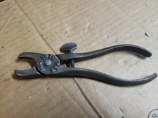  Hill's  Hold'em Hog Ringer Pliers with screw VTG Pat. Aug. 1872 picture