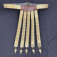 Antique unique designer belt Hanging roman apron Leather Belt For christmas Gift picture