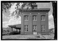Photo:Cumberland Maryland Western Maryland Railway Station 1900s Canal St picture