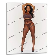 8x10 NIA LONG Ebony Actress Pantyhose Glamor EXCLUSIVE HQ Photo Print NLG012 picture