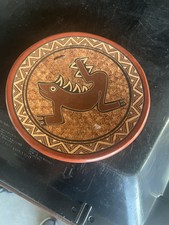 Iguana pottery dish Handcrafted from Costa Rica picture