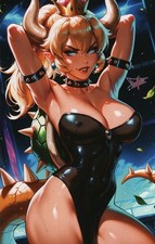 Bowsette Fan Art Comic Book Mario Pin Up Bad Girl picture