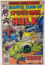 Buy 2 Get 2 Free (CHECK PROMO) Marvel Team-Up #54 1977 Newsstand Comic (VG/FN) picture