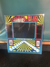 Vintage “Barrel of Fun” 25¢ Arcade Game Glass Bezel – Original Coin-Op picture