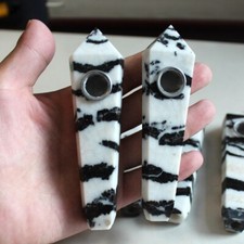 Natural Quartz Crystal Smoking Pipe Obelisk Point Rock Wand Reiki Healing Stone picture