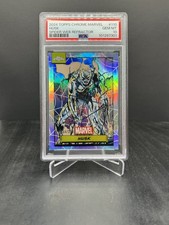 2024 Topps Chrome Marvel Comics Husk Spider Web Refractor 364/399 PSA 10 #110 picture