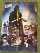 Vtg 1980 Star Wars Empire Strikes Back Weekly Reader Poster Lot Both Variants picture