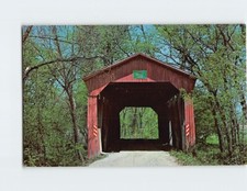 Postcard Craple Covered Bridge Putnam County Indiana USA picture