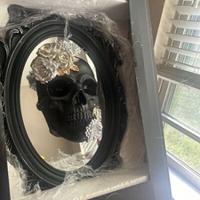 Christian Siriano 3D Skeleton skull Roses Day of the Dead Mirror Halloween 24