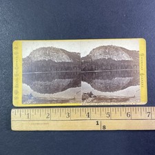 Echo Lake White Horse Ledge Stereoview N. W. Pease 1860s New Hampshire White picture