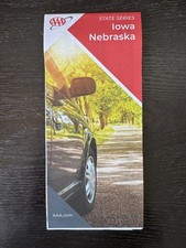 AAA Road Map-The Map of Iowa and Nebraska - State Series-2022--- picture