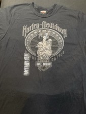 Harley-Davidson Windy City Chicago Black T-Shirt 2015 Size L picture