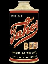 TAHOE Beer of Carson City, Nevada Can Themed NEW 28