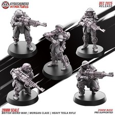 Weird War Infantry Squad - Infantry Tesla Rifle (5 Miniatures) - Conflict 47 picture