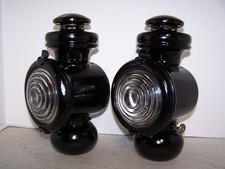 Model T Ford Cowl Lamps Side Lights Jno Brown  Antique  Vintage Ford Sidelights picture