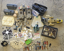 Vintage Kenner Star Wars vehicle and figure parts lot  picture