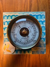 Vintage Airguide Marine Barometer Model 216-B Solid Brass USA picture