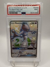 Mewtwo GX Sv59/Sv94 Hidden Fates: Shiny Vault PSA 9 picture