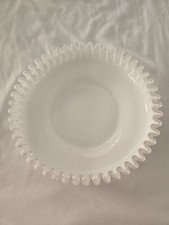 Vintage Fenton Silvercrest Shallow Bowl 10 Inch Round picture