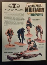 McFarlane's MILITARY REDEPLOYED Figures Preview Page ~ Magazine PRINT AD 2005 picture