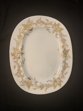 Minton “Lothian” Bone China (England) Gold Gilt Serving Platter 12 7/8” c.1950s picture