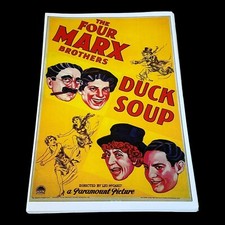 The Four Marx Brothers, Duck Soup Poster 11 x 17 picture