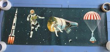 RARE 1960s Kraft Foods Space Promo Poster Gemini NASA Spacewalk Ed White K7-639 picture