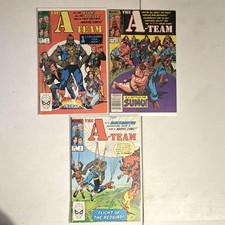 Marvel The A-Team Comic Book Lot #1-3 (1984) Jim Salicrup Copper Age picture