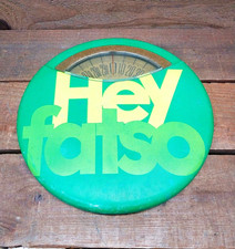 Vintage HEY FATSO 1960's 70's Groovy Bathroom Scale picture