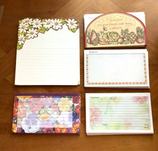 75 Lot Mixed Vintage Recipe Cards Hallmark Current Blank Unused Cooking Favorite picture