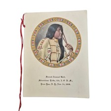1909 IORM Annual Ball Program Metawissa Tribe Penn Yan NY picture