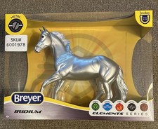 Breyer 2024 Iridium Metal Elements Silver Mustang  Harper Classic Horse NIB picture
