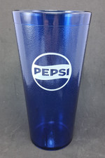 Pepsi 24 Oz Blue plastic tumbler cup restaurant New picture