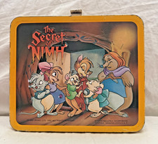 1982 Aladdin The Secret of Nimh Metal Lunch Box - No Thermos picture