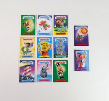 Garbage Pail Kids Cards 2014 Set Of 11 #76a-#84a Complete Turned Leif Puzzle picture