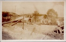 RPPC c1908  Passumpsic , Vermont.  farm In Snow Postcard picture