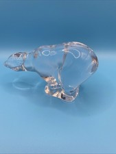 Crystal Bear Paperweight, France, 2.5” Tall picture