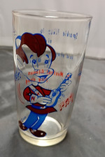 1950 TV Show Big Jon & Sparkie likes to sing a song Ukulele Tumbler Glass picture