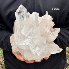2.07LB A+++Natural white Crystal Himalayan quartz chunk mineralsls picture