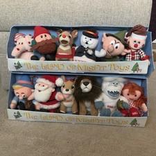 Rudolph The Red Nosed Reindeer Island Of Misfit Toys Plush Complete Lot  12-NEW picture