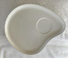 Vintage MCM White Kidney Shaped Luncheon Snack Plates Century Japan picture