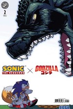 Sonic the Hedgehog x Godzilla #2 Comics To Astonish Retailer Exclusive Matt Herm picture