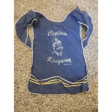 Vintage 1958 Captain Kangaroo Kids Apron Smock Blue Cotton TV Memorabilia RARE picture