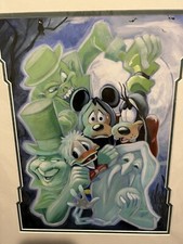 Disney Haunted Mansion Art, Brian Blackmore, 16x20, Never Opened, RARE picture