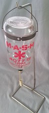Vintage MASH M*A*S*H 4077th Vodka IV Drip Bottle Dispenser Stand Empty Bar Good picture