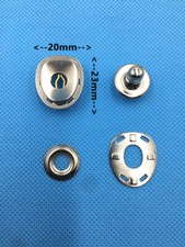 US lift the dot lift a dot fastener silver 1 Complete set Lot of 4pcs picture
