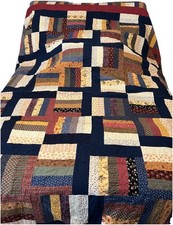 VTG Radio WayFlannel Machine&hand made Quilt 110x109 Heavy Wt. Beautifully Made picture