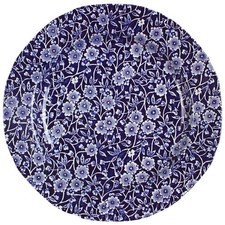Staffordshire Calico Blue Luncheon Plate 693589 picture