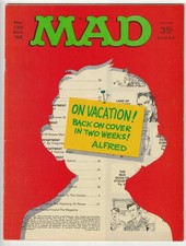 MAD #130 October 1969 8.0 VF (E.C. Comics ~ 10/69) Alfred on Vacation Cover picture