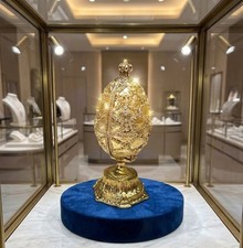 Faberge Egg St Petersburgh Pure Gold deco Fabergé Jewelry picture